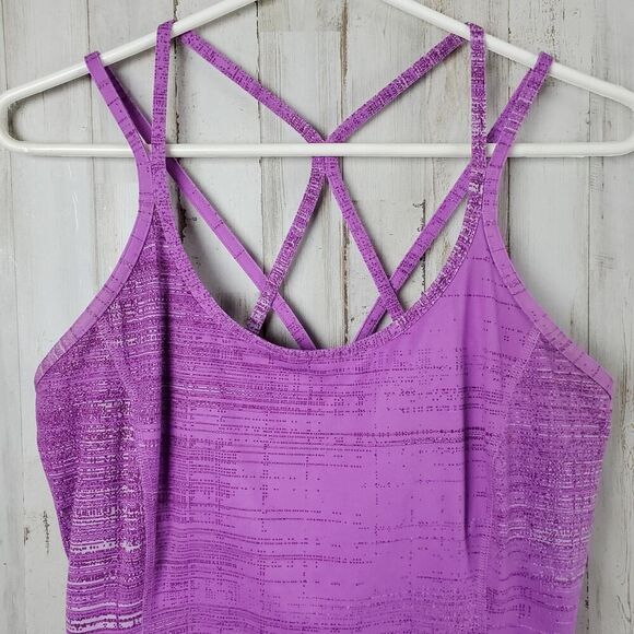 The North Face Racerback Tank Top Purple Size Large - Picture 5 of 7